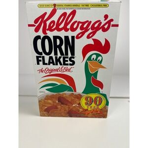 Kelloggs Corn Flakes 90 Year Collectors Pack Cereal Box Vintage Commemorative